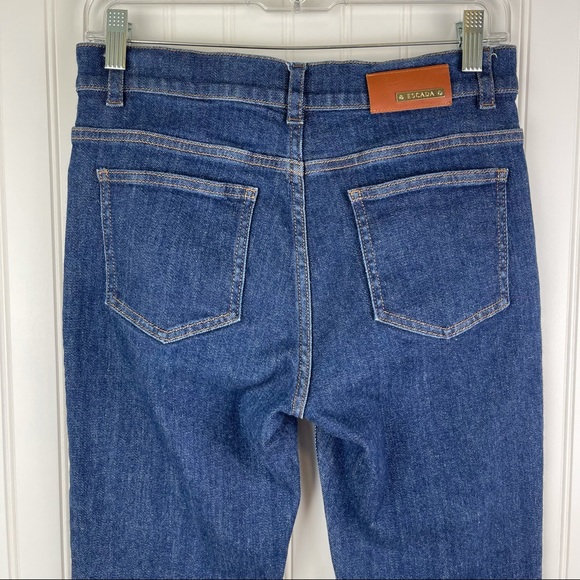 Escada J507 Cropped Flare Jeans EU 36 / US 6 - Picture 10 of 16